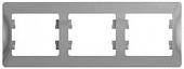 Рамка 3 места , горизонтальная , алюминий SchE GSL000303
