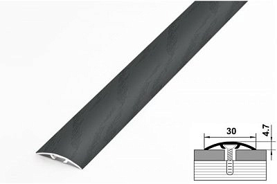 Профиль ЛС 04-2 ясень графит 30*900