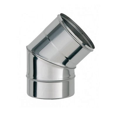 Колено угол 135 Ф120 нержавеющий