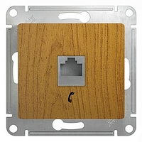 Механизм розетки  телеф. RJ11 дуб SchE GSL000581Т