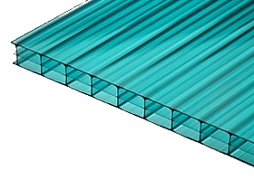 Поликарбонат Бирюза 10 мм (6м)