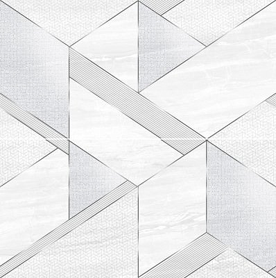 Декор керамический AltaCera Интерни Сильвер /Interni Silver S/2 SW9INR15 Панно 500*500