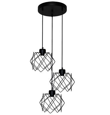 Светильник подвесной ЭЛЕТЕХ Сигма 232 черн.муар медь 01-3х60-163 Е27 