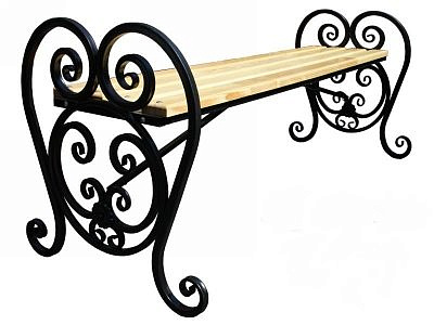 Скамья металлическая "ЮЖНАЯ" 1,5 м