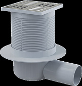Трап сливной ALCAPLAST APV1+решетка 105х105/50