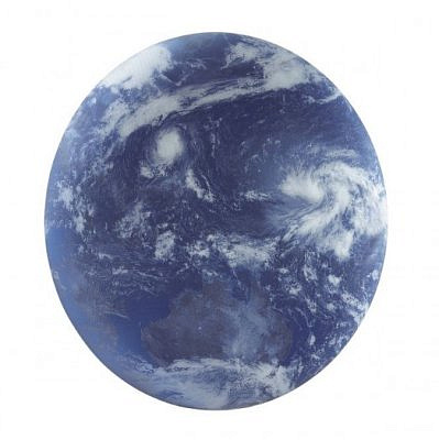 Светильник  Сонекс 3085/DL PALE SN 015  пластик/белый/синий LED 48Вт без ДУ 4000К D380 IP43 SPACE 0044929