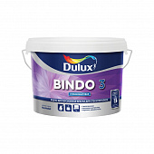 Краска водно-дисперсионная DULUX BINDO 3 для потолка и стен матовая белая База BW 4,5л.