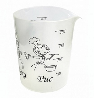 Стакан мерный 200 мл с рисунком