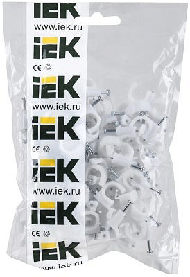 Скоба креп. круглая R  6   уп.100шт