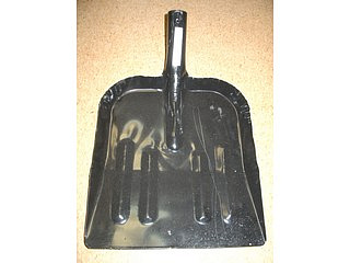 Лопата снег. ЛУ-2 уборочная 324*460 сталь /5/