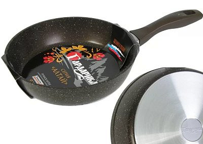 Сковорода Алтай 22см антиприг покрытие Гардарика