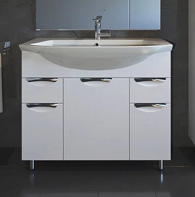 Подстолье без раковины АСБ Мессина 100 белый