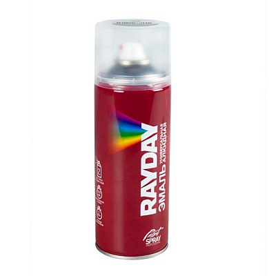 Краска аэрозоль RAYDAY алкидная RAL 7040 серая 520мл  RD-045