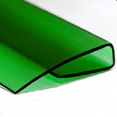 Профиль торцевой 8х2100 мм (зеленый)