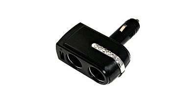 Разветвитель прикуривателя REXANT 16-0238  2гн 1хUSB 5v 1000mA 