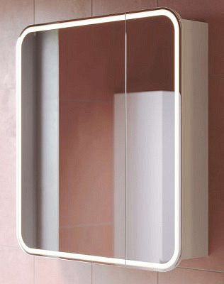 Зеркало-шкаф Lana 80  (Белый) /Alavann/