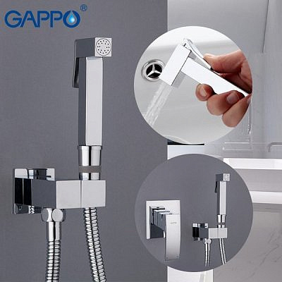 Встраиваемый гигиенический душ  Gappo G7207 хром