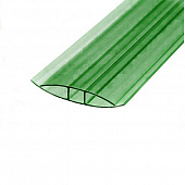 Профиль соединительно-неразъемный НР 4х6000 мм (зеленый)