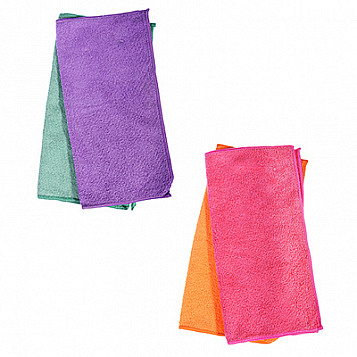 Набор салфеток из микрофибры VETTA 2 шт универсальные 30х30см 3 цвета 3830-22 448-221