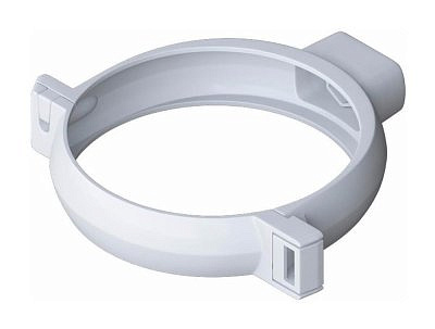 Хомут трубы ПВХ (Белый)