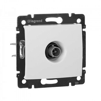 Механизм розетки TV СП Valena проходная 10дБ бел. Leg 774431 