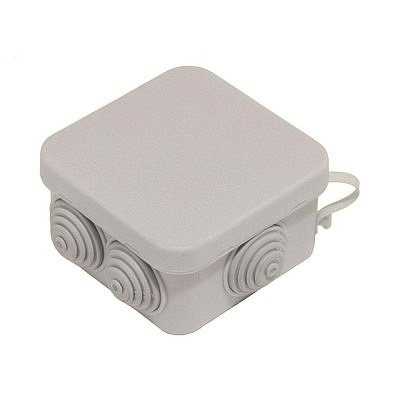 Коробка распределительная HEGEL ОП 70х70х50 IP55 КР2605  серая гофротруба