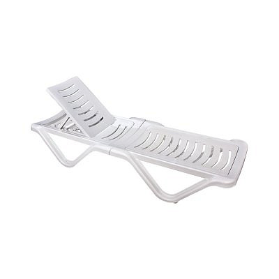 Шезлонг 1920х620х320 белый