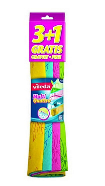 Салфетка Vileda универсал. Мульти Кватро 4шт