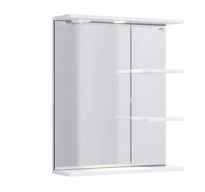 Зеркало Коралл 60.01 полки справа  /Оника/