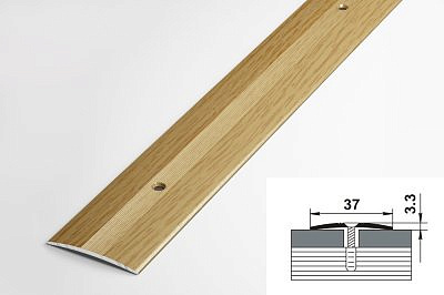 Профиль ПС03 дуб светлый  37*1800