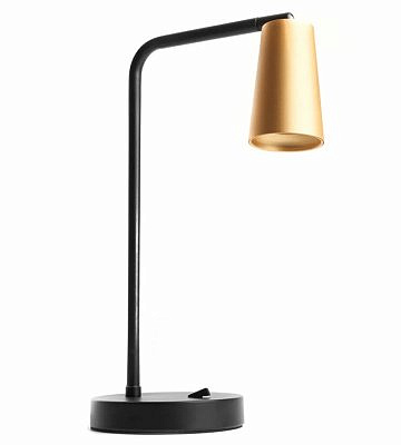 Cветильник настольный золото и черный под лампу DT 185  GU 10. max 35W 230V 48426