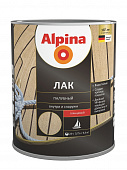 Лак ALPINA алкидно-уретановый палубный глянцевый 0,75л