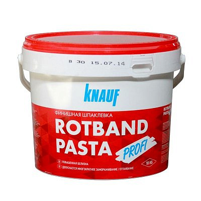 Шпатлевка финишная Knauf Ротбанд паста Профи 18 кг