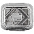 Форма для выпечки алюминиевая фольга Lamina 15*12*4.7см прямоугольная MALLONY