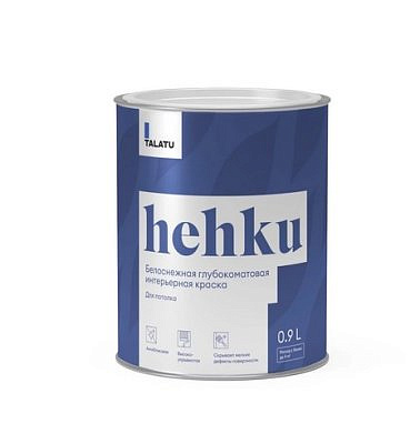 Краска в/д TALATU "HEHKU" для потолков белоснежная 0,9л
