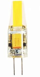 G4 12V 3W 4500K 38x10 COB силикон BL5 (цена за 1шт.) 652700 General 