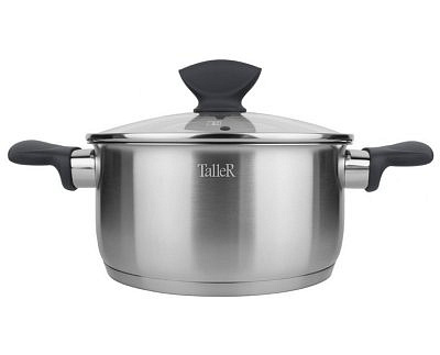Кастрюля Мэрион 3л нержавеющая TalleR TR-17263