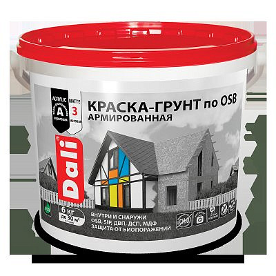 Краска-грунт DALI по OSB База А 3кг 
