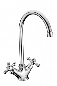 Смеситель для кухни Lemark LM2105C с поворотным изливом 350 мм 