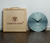 Часы настенные Stenova Mercury grey 50см