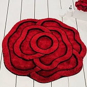 Коврик CASTAFIORE AKRYL из 1шт.D90см ROSE красный
