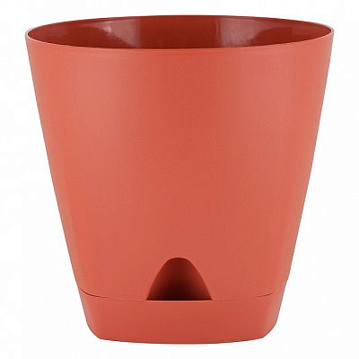 Горшок для цветов InGreen AMSTERDAM d140мм 1,35л с прикорневым поливом Итальянский терракот IG619910041