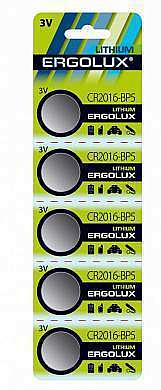 CR2016  Элемент питания  Ergolux  цена за штуку