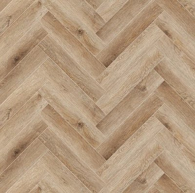 Кварц-виниловый ламинат CronaPlast SPS Ёлка/Herringbone Дуб Монпелье Н004 (640*128*4,5)