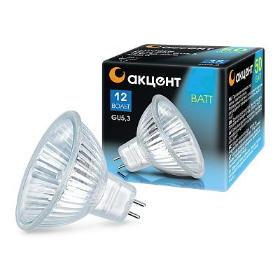 Галогенная лампа MR16 12B 20W c защитн.стеклом  94202