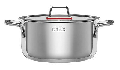 Кастрюля из нержавеющей стали 6,8л TallerR Tendency TR-17275