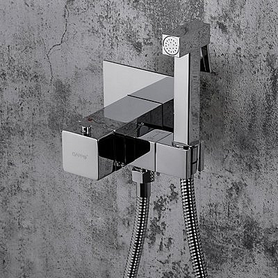 Встраиваемый гигиенический душ  Gappo G7207-40 с термостатом хром.