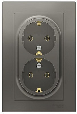 Механизм розетки 2-ая СУ с/з сталь ATN000924 662720