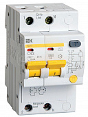 Выключатель автоматический  дифференциального тока  2п C 63А 30мА тип AC 4.5кА АД-12 ИЭК MAD10-2-063-C-030