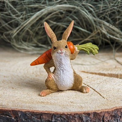 Зая с морковкой полистоун